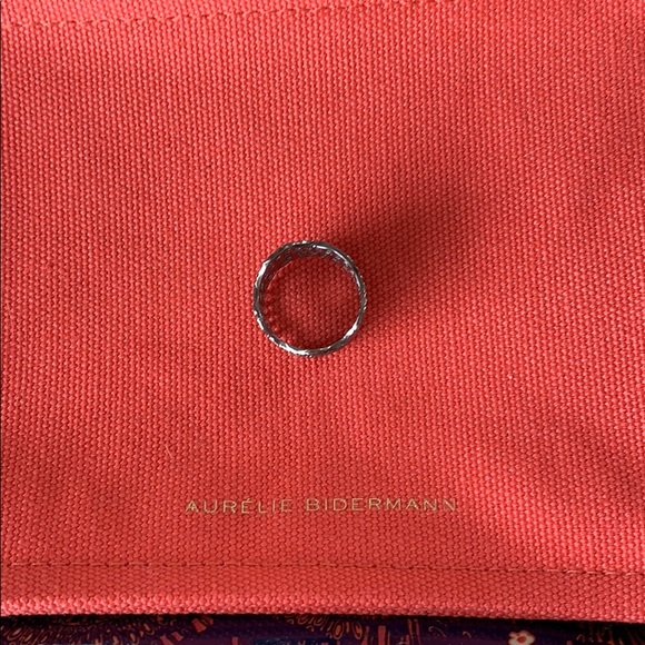 STUNNING AURELIE BIDERMANN BLACK LACE RING - Picture 4 of 5